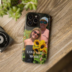 Custom photo tough phone case – dual-layer protective case – iPhone & Samsung
