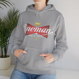 Lineman King of Trades Hoodie in Black shirt color