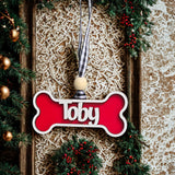 Personalized Pet Christmas Ornament for Cats or Dogs Christmas tree decor view