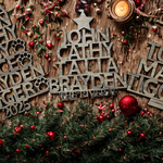 Custom Family Name Ornament Personalized Tree Decor