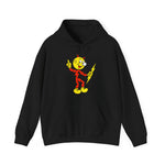 Black Reddy Kilowatt hoodie front view