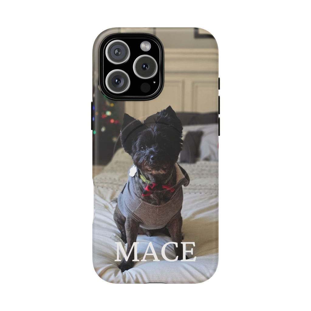 Custom Magnetic Tough Phone Case (MagSafe-Compatible) for iPhone 13–17 apparel design detail