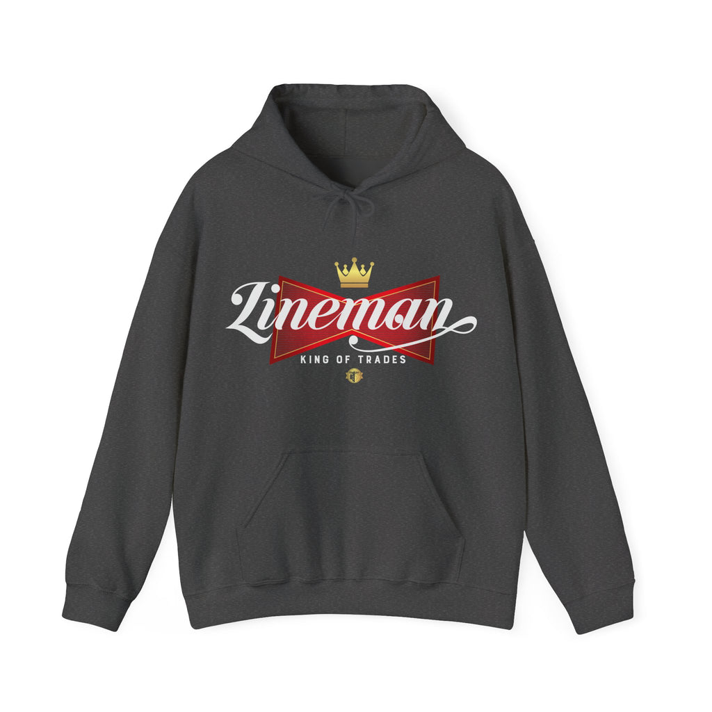 Lineman Hoodie - King of Trades Sweatshirt for Electricians, Gift for Father's Day, Workwear, Casual Apparel, Cozy Style
