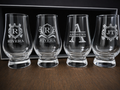 Personalized Whiskey Glasses Engraved Glencairn Set
