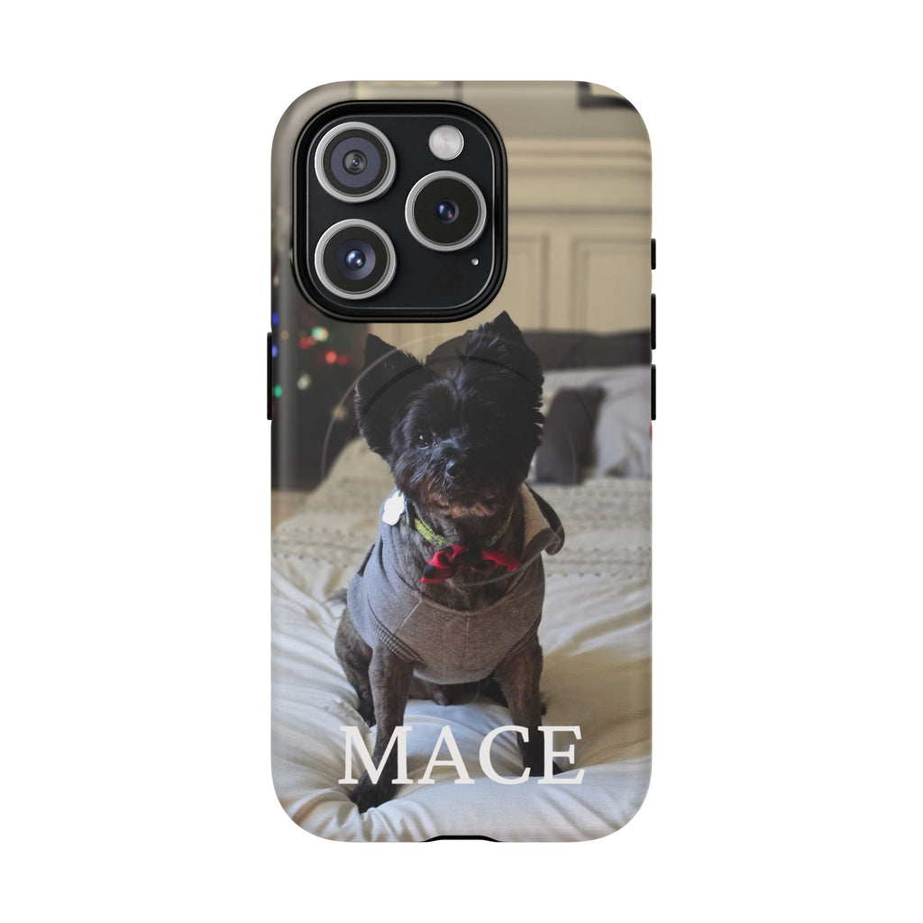 Custom Magnetic Tough Phone Case (MagSafe-Compatible) for iPhone 13–17 in Matte shirt color