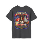 250 Years of Freedom T-Shirt – 1776–2026 Patriotic We The People Tee in Red shirt color