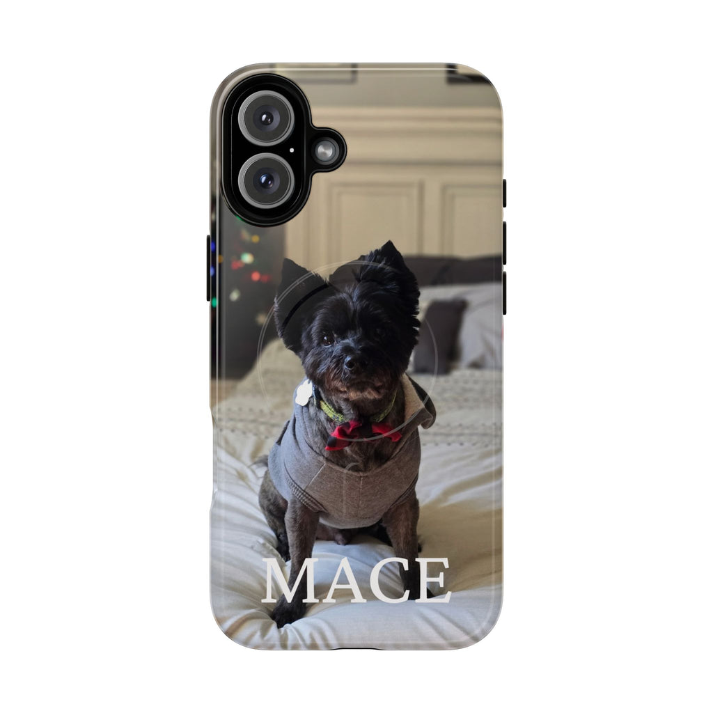Custom Magnetic Tough Phone Case (MagSafe-Compatible) for iPhone 13–17 in Matte shirt color