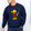 Reddy Kilowatt crewneck sweatshirt in navy on model