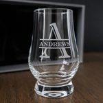 Personalized Whiskey Glass Set – Engraved Glencairn Style Glasses barware product view