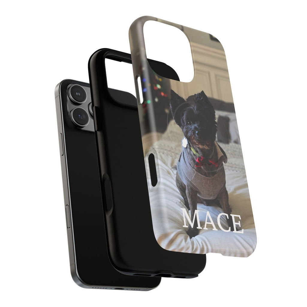 Custom Magnetic Tough Phone Case (MagSafe-Compatible) for iPhone 13–17 in Glossy shirt color