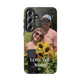 Custom Photo Tough Phone Case (Dual-Layer) — Glossy or Matte — iPhone & Samsung holiday ornament product view