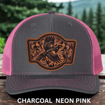 Hunting Patch Hat – Buck, Turkey, Elk & Pheasant Designs in Buck shirt color