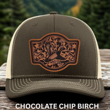 Hunting Patch Hat – Buck, Turkey, Elk & Pheasant Designs in Buck shirt color