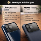 personalized photo phone case – matte finish – smooth non-glare look