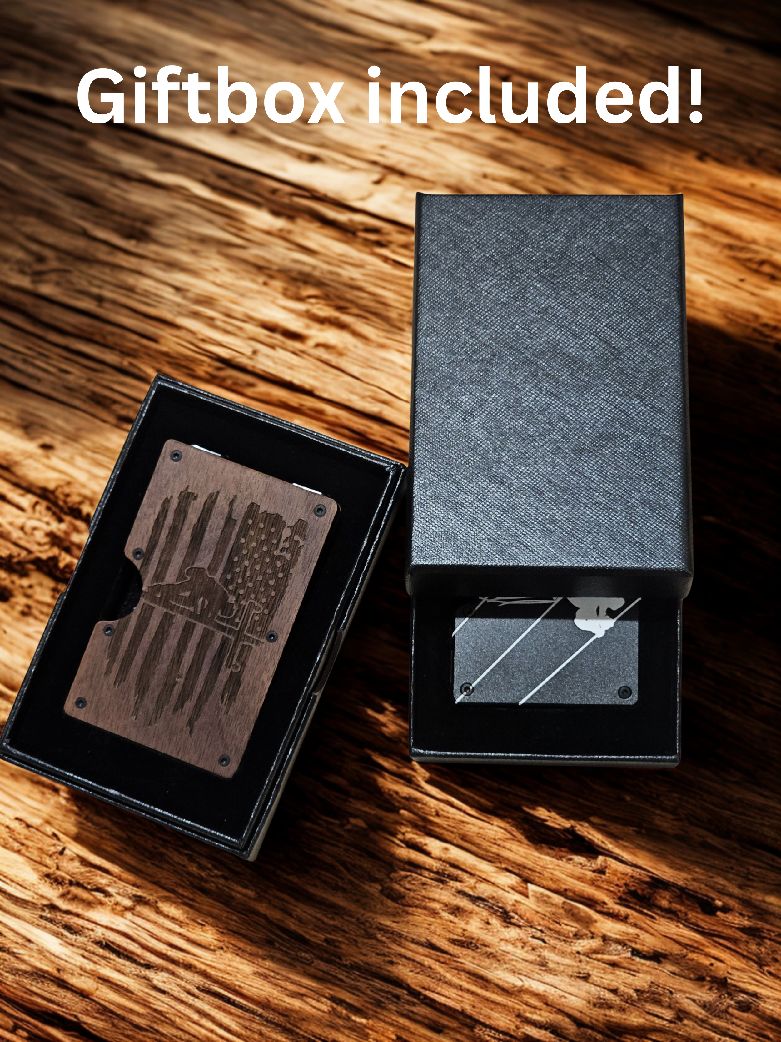 Personalized Lineman Gift, Slim Minimalist Wallet & Money Clip