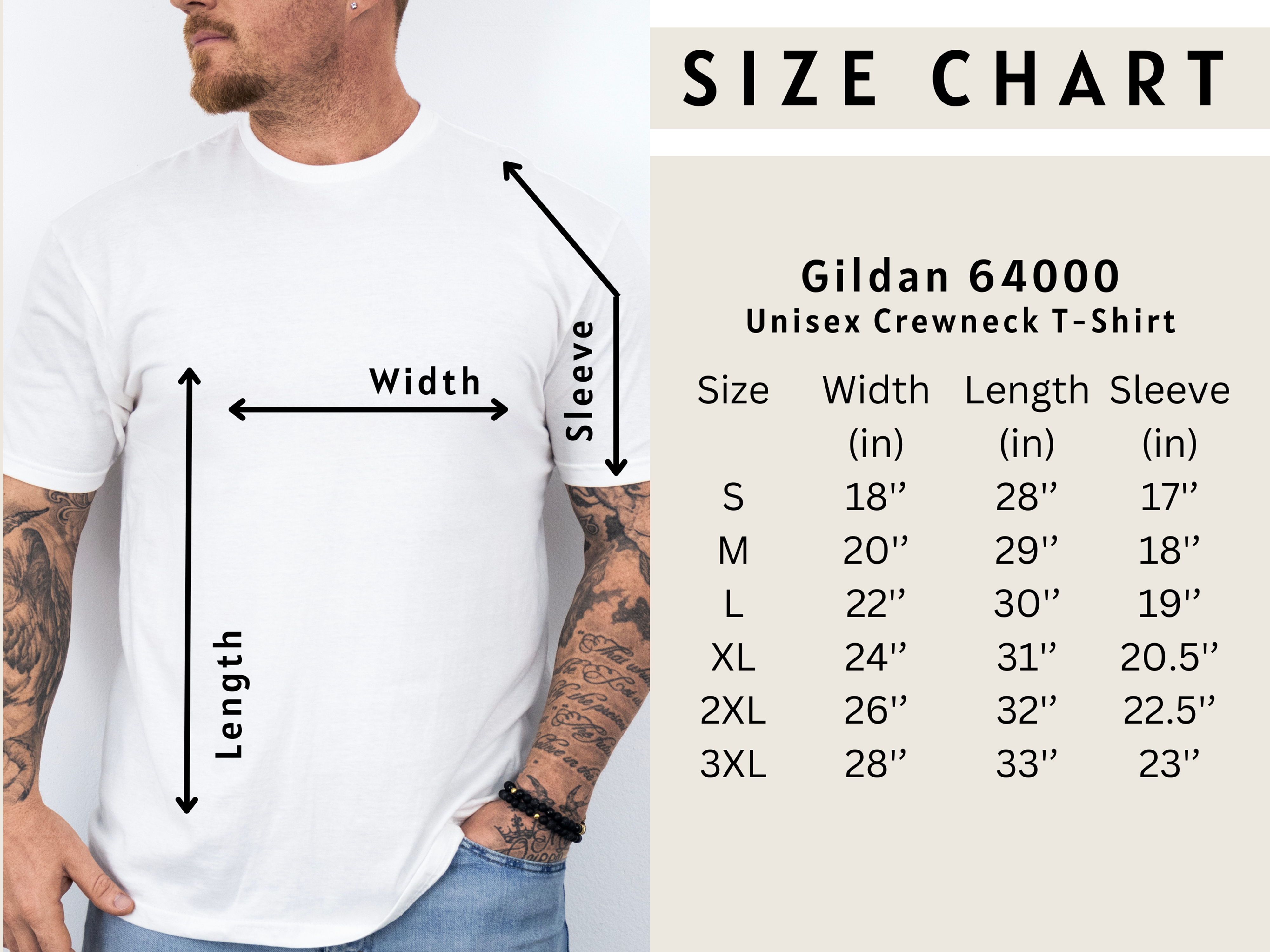 Gildan 64000 Softstyle unisex t-shirt size chart for Reddy Kilowatt shirt