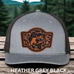 Hunting Patch Hat – Buck, Turkey, Elk & Pheasant Designs in Buck shirt color