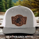 Hunting Patch Hat – Buck, Turkey, Elk & Pheasant Designs in Buck shirt color
