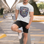 America 250 Shirt – Patriotic Eagle USA Flag Tee in Military Green shirt color