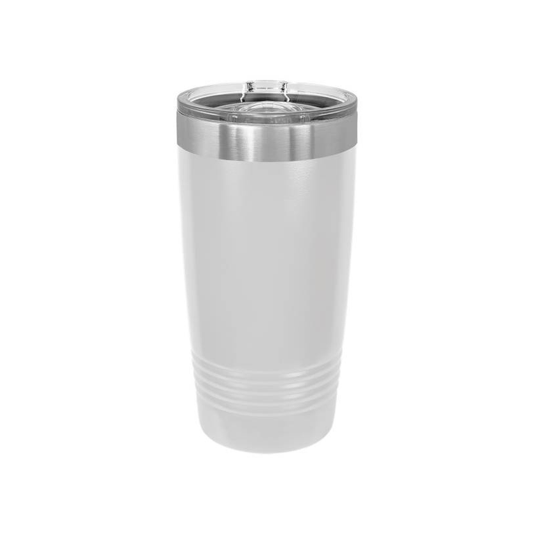 20 oz Polar Camel Tumbler with Slider Lid — White