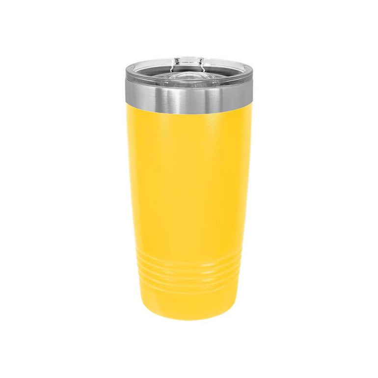 20 oz Polar Camel Tumbler with Slider Lid — Yellow