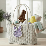 Personalized Easter Basket Tag Bunny Name Gift