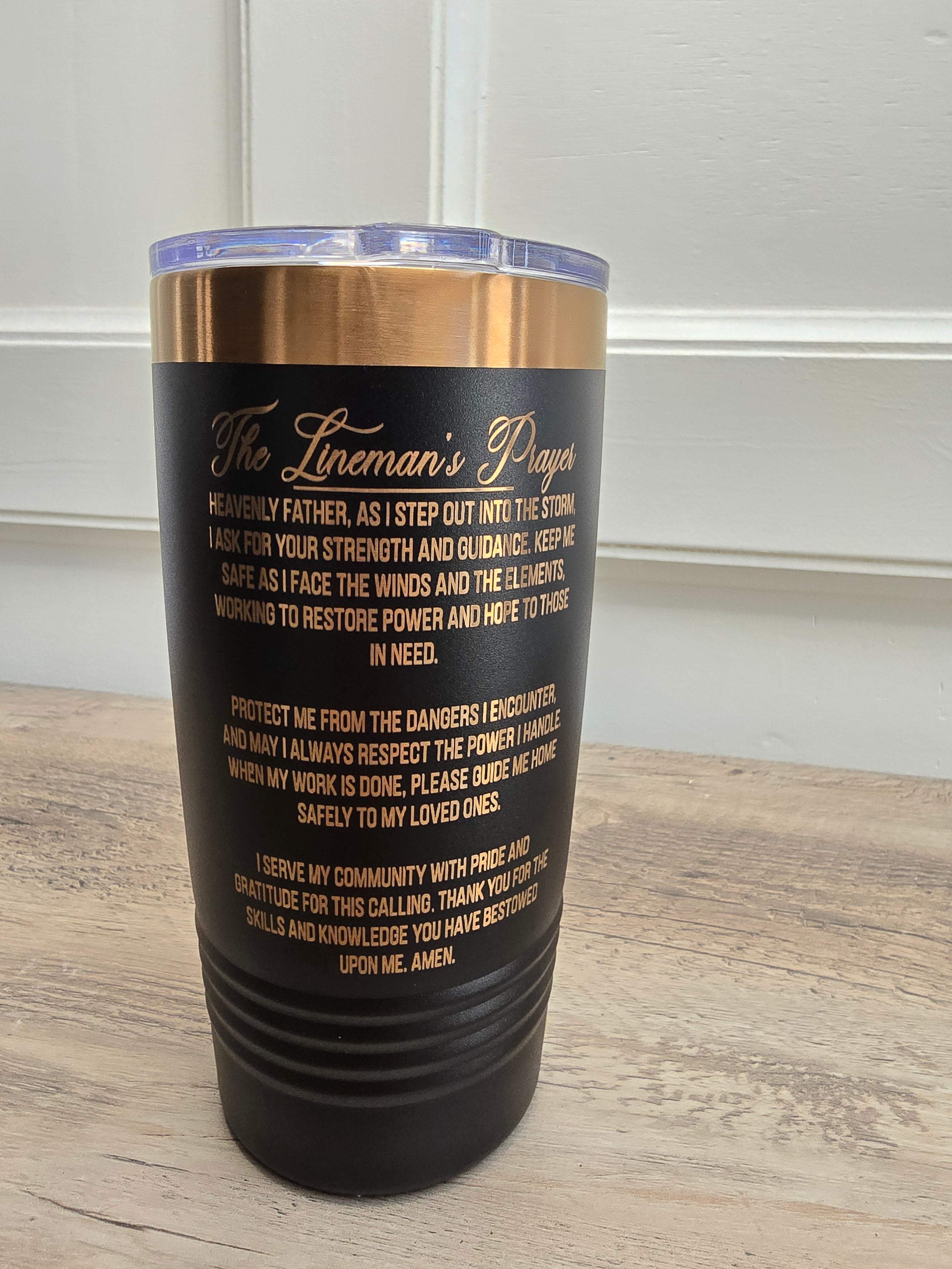 Lineman Gift, Line gear, electrical lineman, journeyman lineman, power lineman, personalized gift, personalised gifts,wedding gifts for couples, customized gifts,personalized gifts for him, Line junk, linejunk, lineman prayer