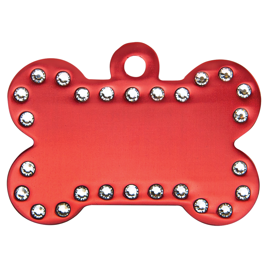 Swarovski Crystal Aluminum Pet Tag