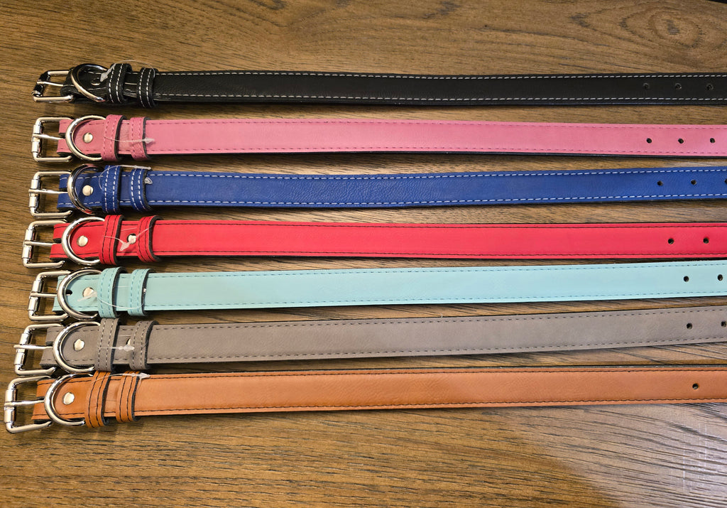 Leatherette Collar, Custom Pet Collar, Laser engraved pet collar, Engraved Pet Collar, Name on Collar
