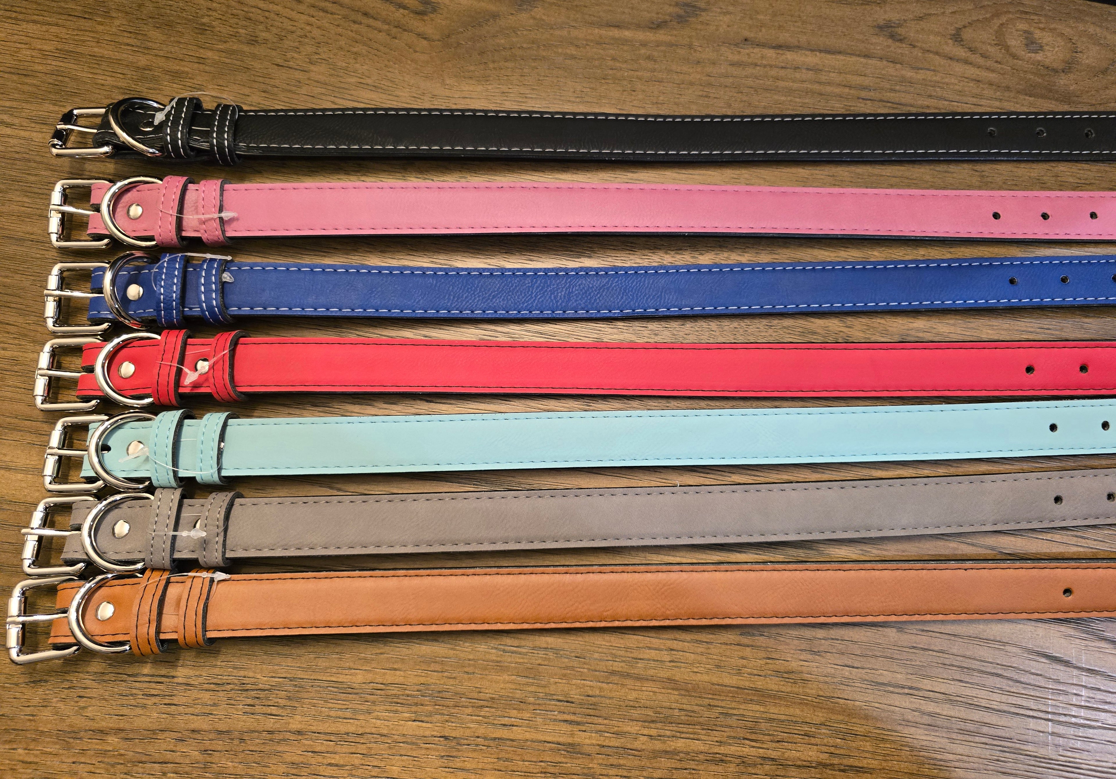 Leatherette Collar, Custom Pet Collar, Laser engraved pet collar, Engraved Pet Collar, Name on Collar