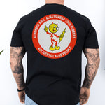 Reddy Kilowatt Shirt - Vintage Lineman Gift for Electrical Workers in Charcoal shirt color
