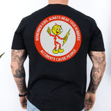 Reddy Kilowatt Shirt - Vintage Lineman Gift for Electrical Workers in Charcoal shirt color