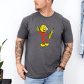 Reddy Kilowatt Shirt – Vintage Electrician Lineman Graphic Tee in Sport Grey shirt color