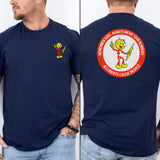 Reddy Kilowatt Shirt - Vintage Lineman Gift for Electrical Workers in Royal shirt color