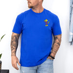Reddy Kilowatt Shirt - Vintage Lineman Gift for Electrical Workers in Navy shirt color