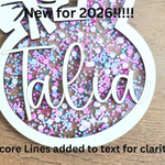 Personalized Easter Basket Tag - Handcrafted Bunny Design for Kids' Baskets, Unique Holiday Gift & Keepsake Christmas tree