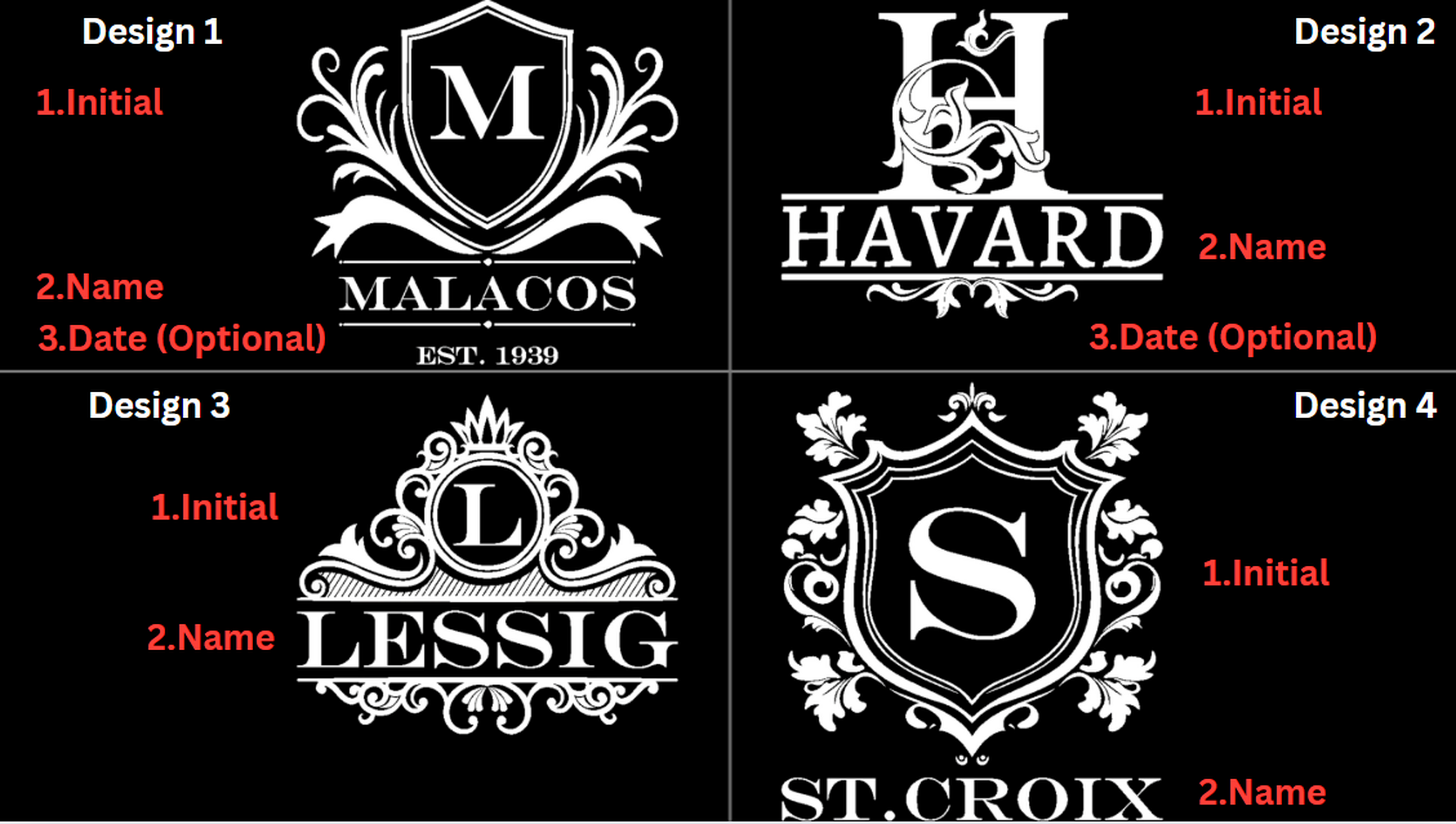 Engraved Whiskey Decanter Set 750ml Rocks Glasses Custom Monogram Gift Groomsmen Wedding Anniversary