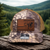 Transmission and Distribution Lineman Hat – Durable Workwear Cap in Camo shirt color