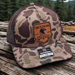 250th Anniversary Freedom Patch Hat – Patriotic US Commemorative Cap in Kryptek Camo shirt color