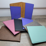 Personalized Passport Holder – Leatherette Travel Wallet in teal shirt color