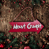 Customizable Whoville Christmas Sign - Grinch's Lair, Mount Crumpit, Who-Ville Christmas tree decor view