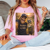 Funny Mom Sasquatch Shirt – Best Moms A Little Classy A Little Feral Tee in Bay shirt color
