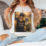 Funny Mom Sasquatch Shirt – Best Moms A Little Classy A Little Feral Tee in Bay shirt color