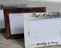 Custom Wood Picture Frame Personalized Photo Gift
