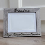 Mother’s Day Custom Wood Picture Frame – Personalized Photo Holder product view