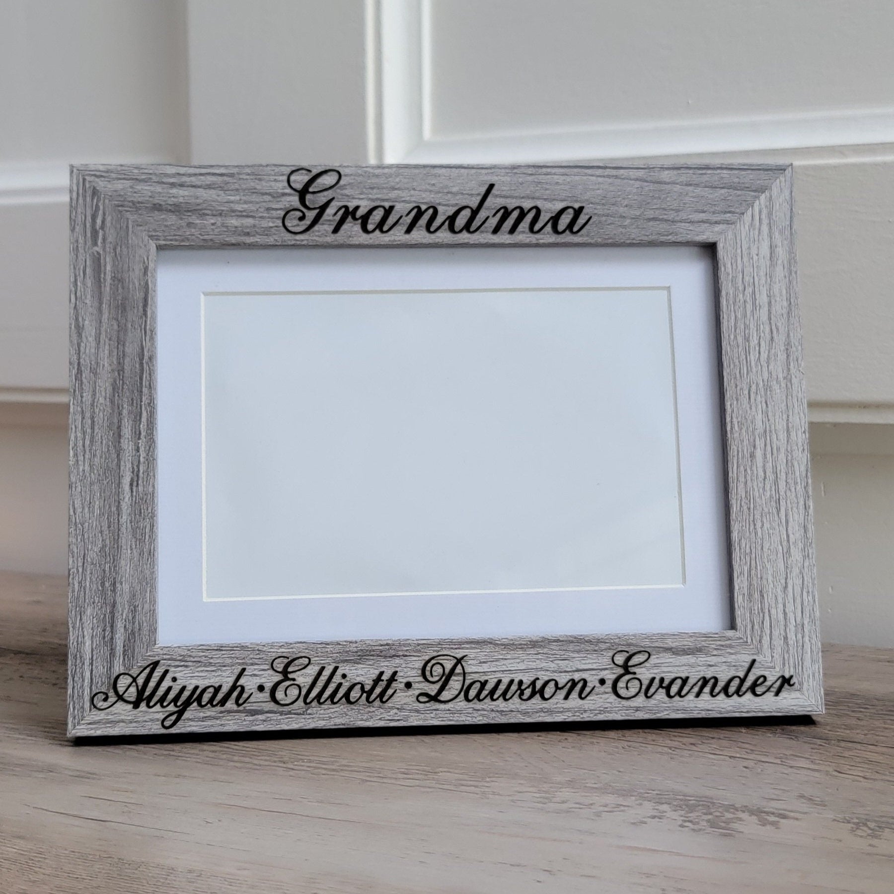 Mother’s Day Custom Wood Picture Frame – Personalized Photo Holder product view
