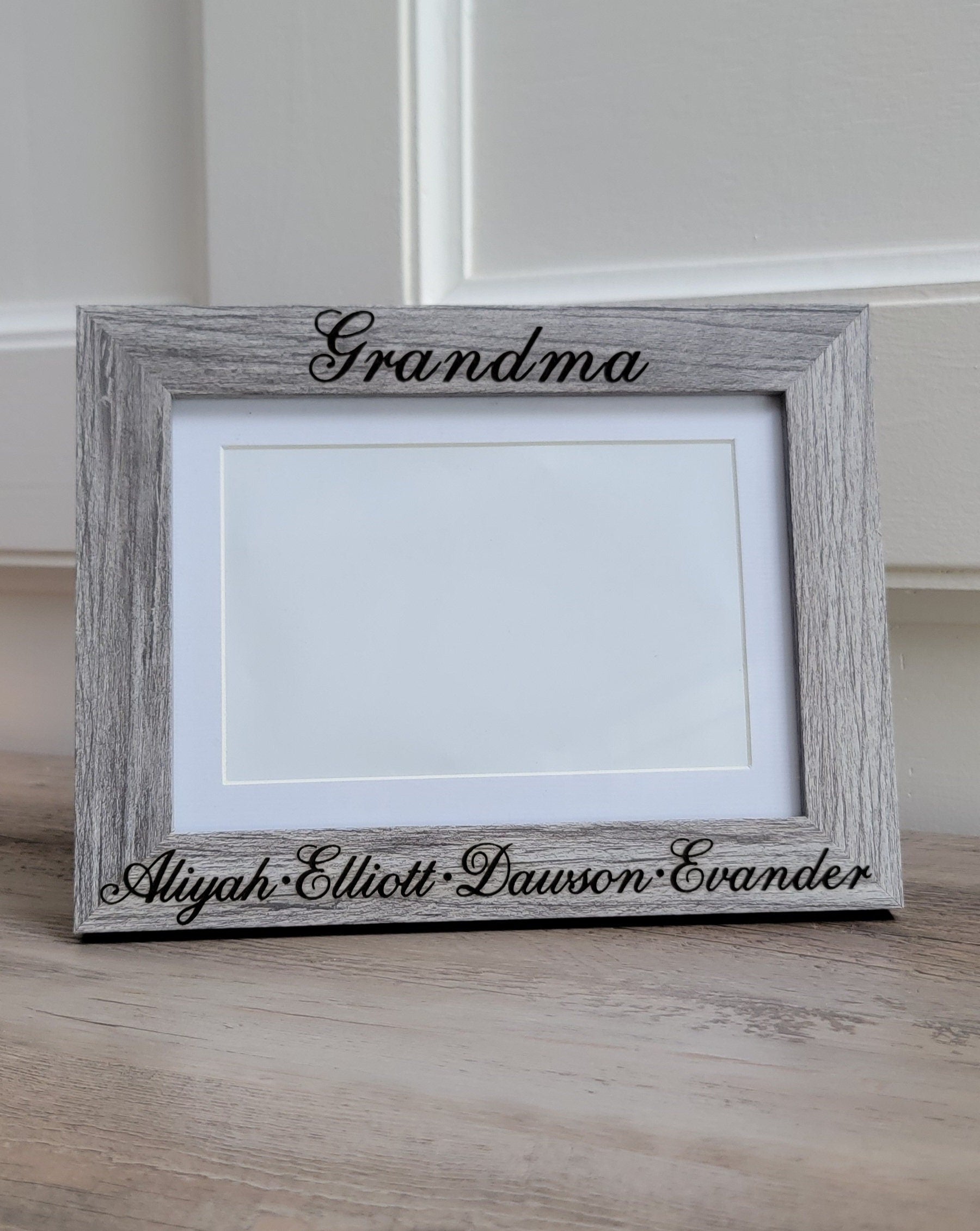 Mother’s Day Custom Wood Picture Frame – Personalized Photo Holder product view