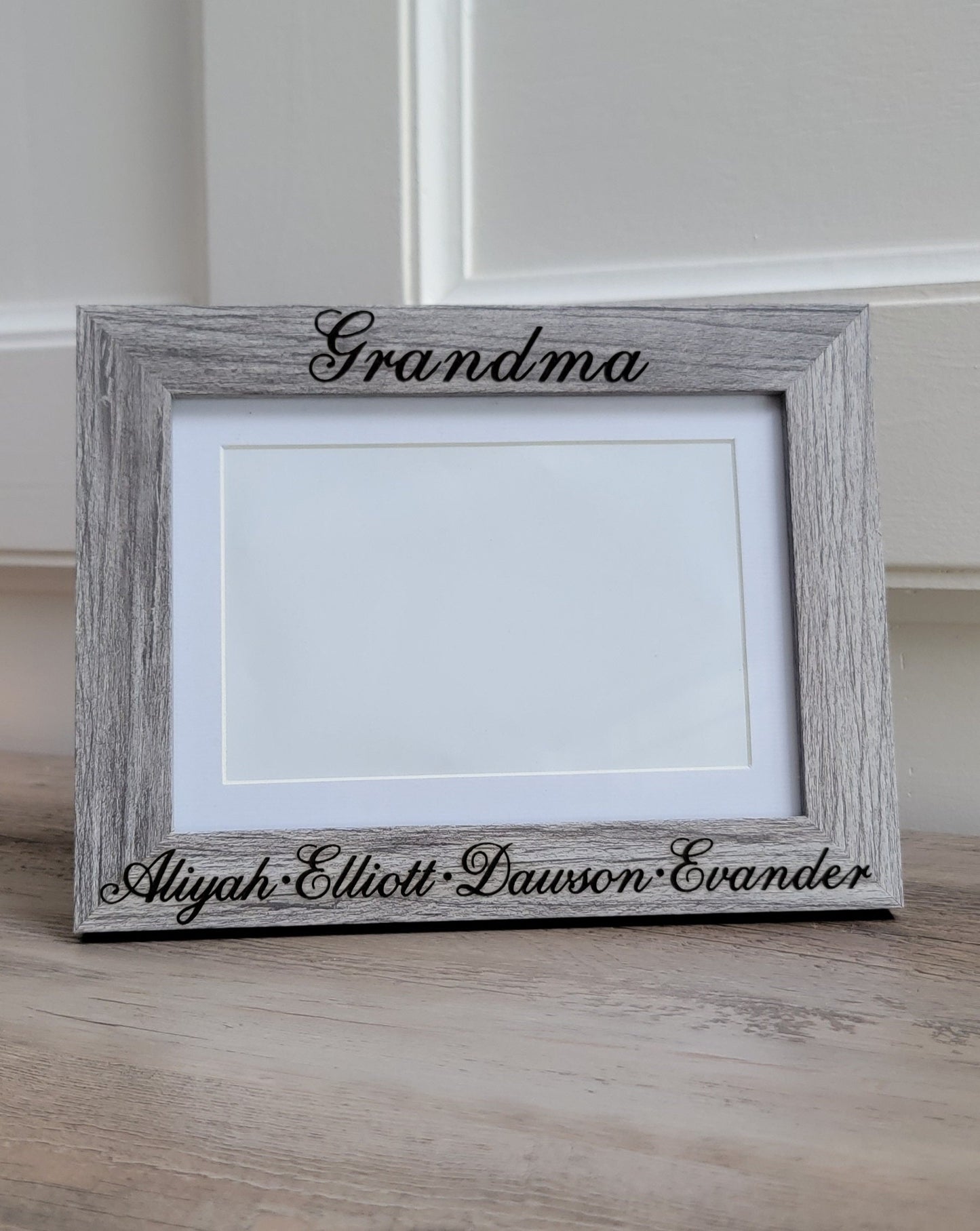 Mothers Day Custom Wood Picture Frame - Personalized, First Mothers Day Photo Holder, Perfect Gift for New Moms