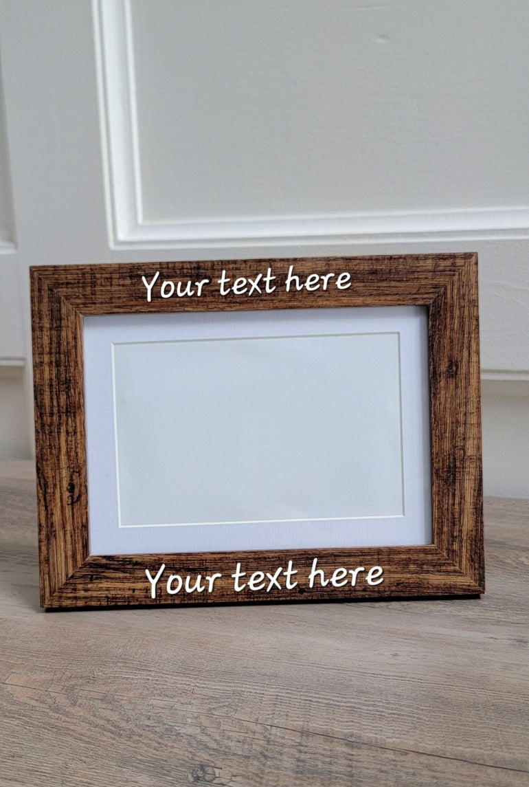 Mother’s Day Custom Wood Picture Frame – Personalized Photo Holder product view