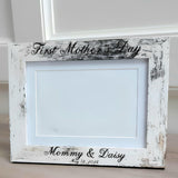 Mother’s Day Custom Wood Picture Frame – Personalized Photo Holder product view